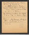 k.k. naturhistorisches Hofmuseum, Intendanzakten 1885-1896 (Hauer), Aktenzahl Z.625/1890, Seite 1